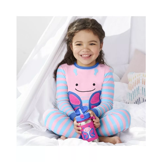SKIP HOP ZOO Szívószálas termosz - Pillangó